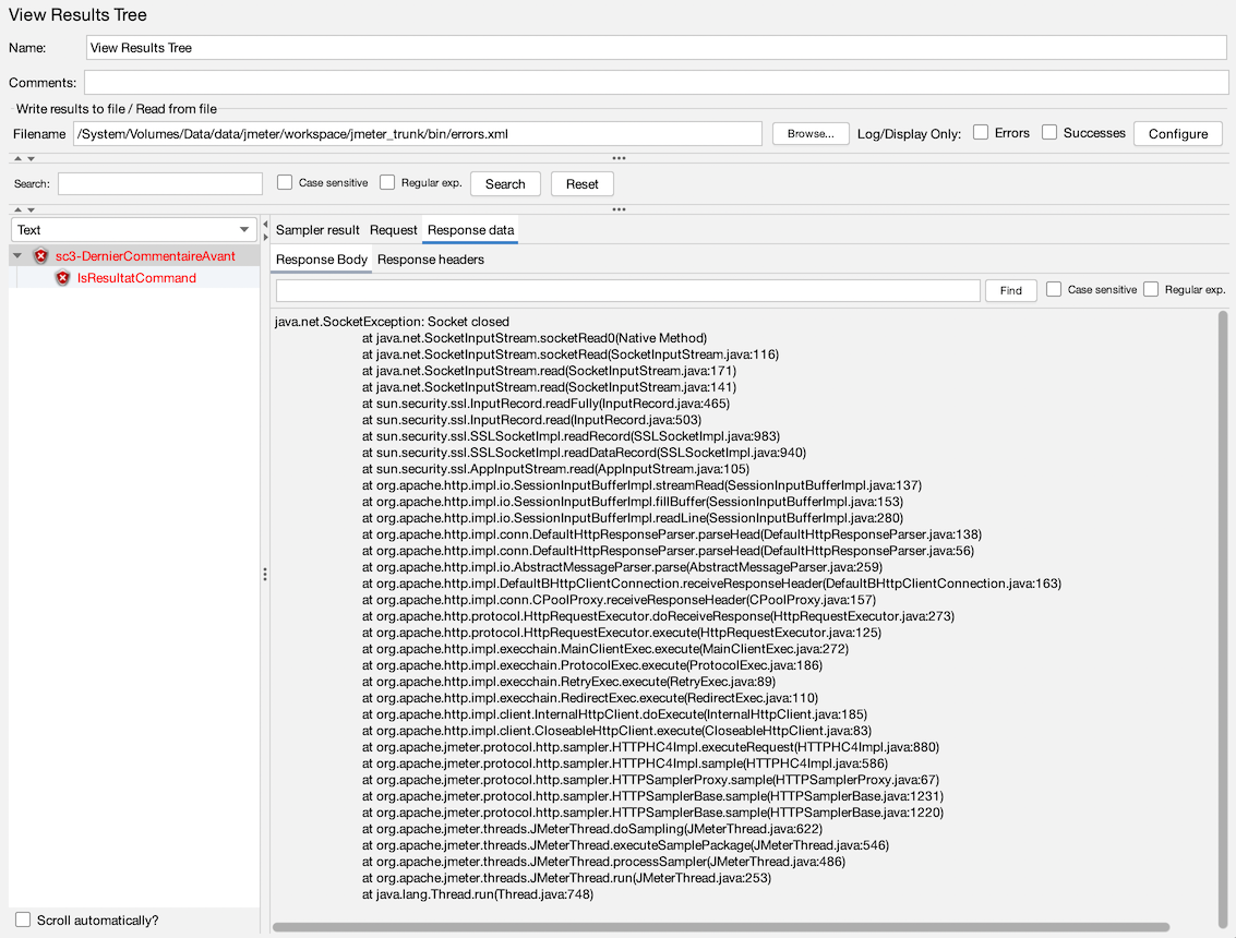 How to save request and response details in JMeter only when an error ...